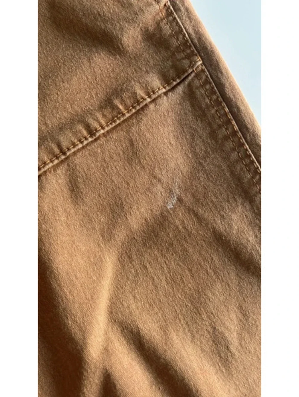 Stone Men's Skinny Fit Stretchy Beige Pants Size 36